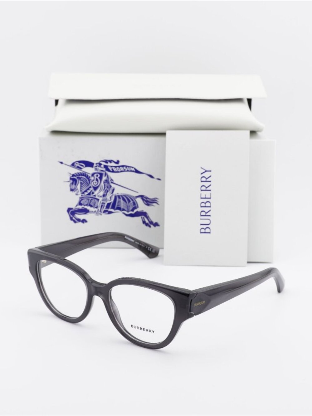Burberry BE2421 4112 Round Eyeglasses 53mm - Grey